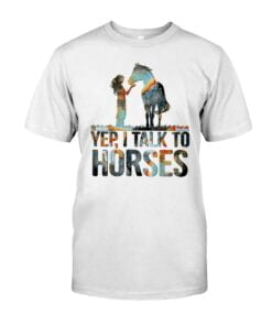 Yep, I Talk To Horses Unisex T-shirt