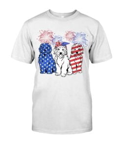 American Firework Goldendoodle Unisex T-shirt