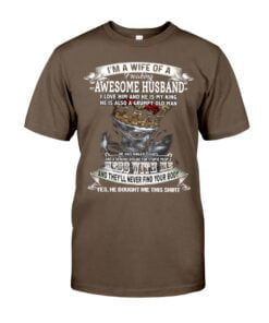 I'm A Wife Of A Freaking Awesome Husband Unisex T-shirt