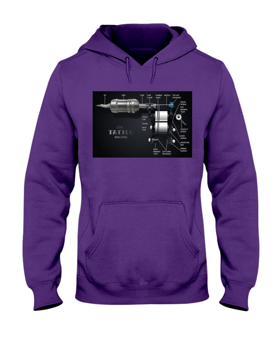 Tattoo Machine Unisex Hoodie Tattoo Machine Unisex Hoodie