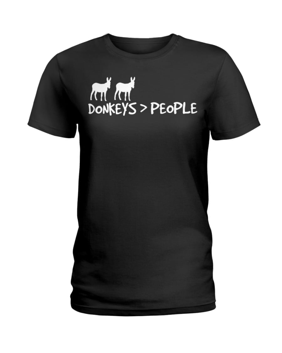 Donkeys People Ladies Tee Donkeys People Ladies Tee