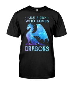 Just A Girl Who Loves Dragons Unisex T-shirt