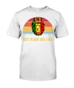 Best Black Dad Ever Lion Unisex T-shirt