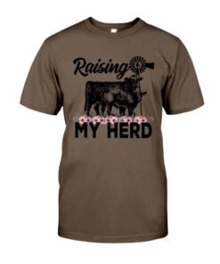 Raising My Herd Cow Unisex T-shirt