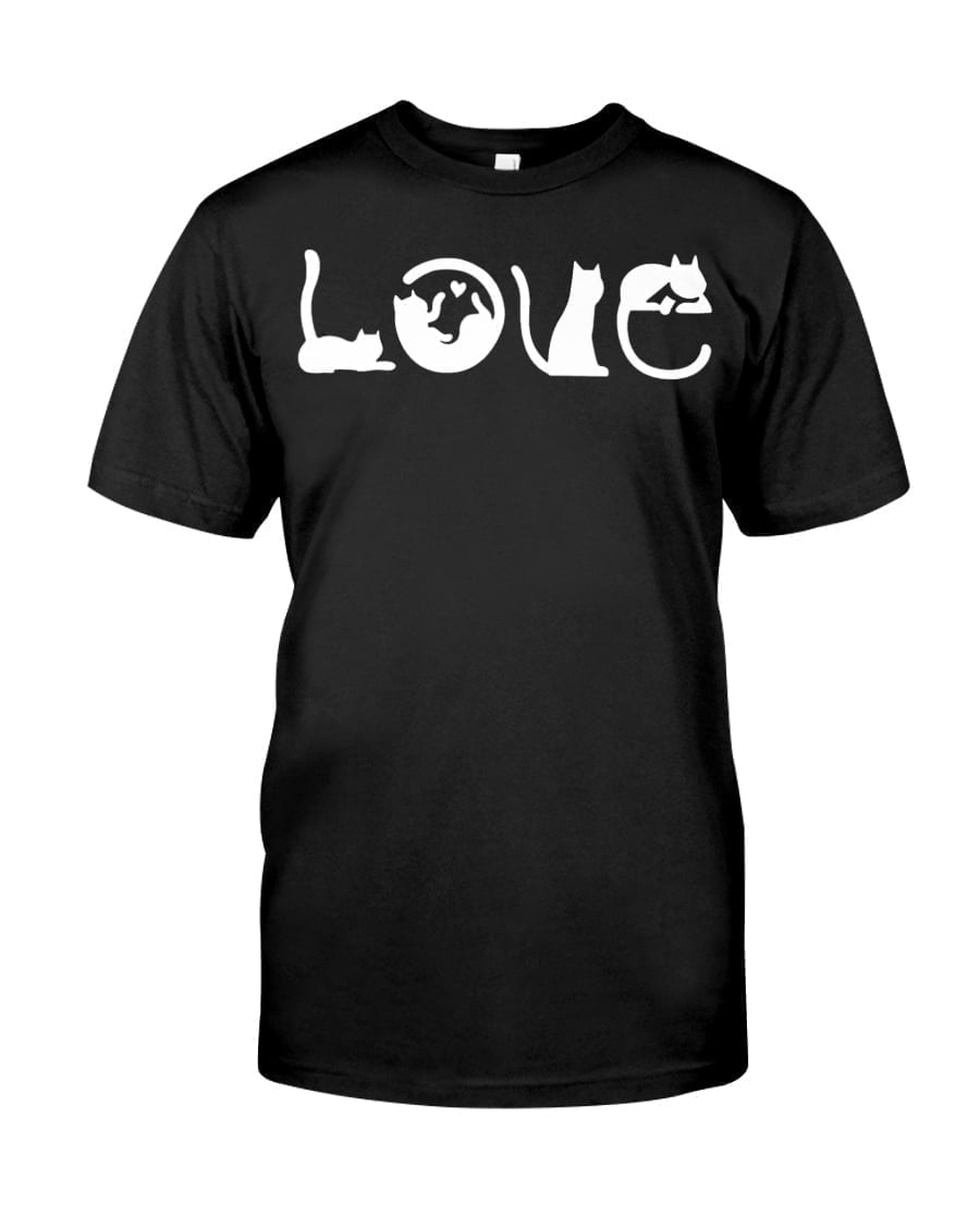 Shirt for Cat, Love Cat T-Shirt