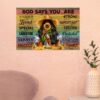 God Says You Are Poster
