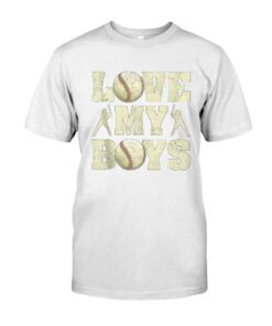 Love My Boys Baseball Unisex T-shirt