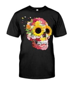 Skull Flower Unisex T-shirt