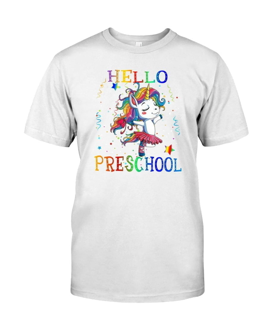 Hello Preschool Unicorn Unisex T-shirt Hello Preschool Unicorn Unisex T-shirt
