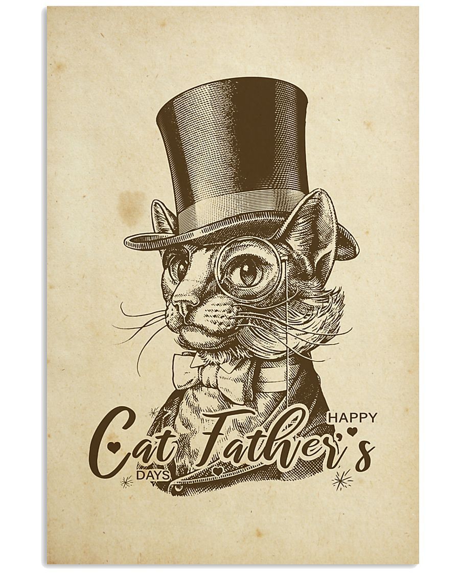 Happy Cat Father Day | Teetiv.com