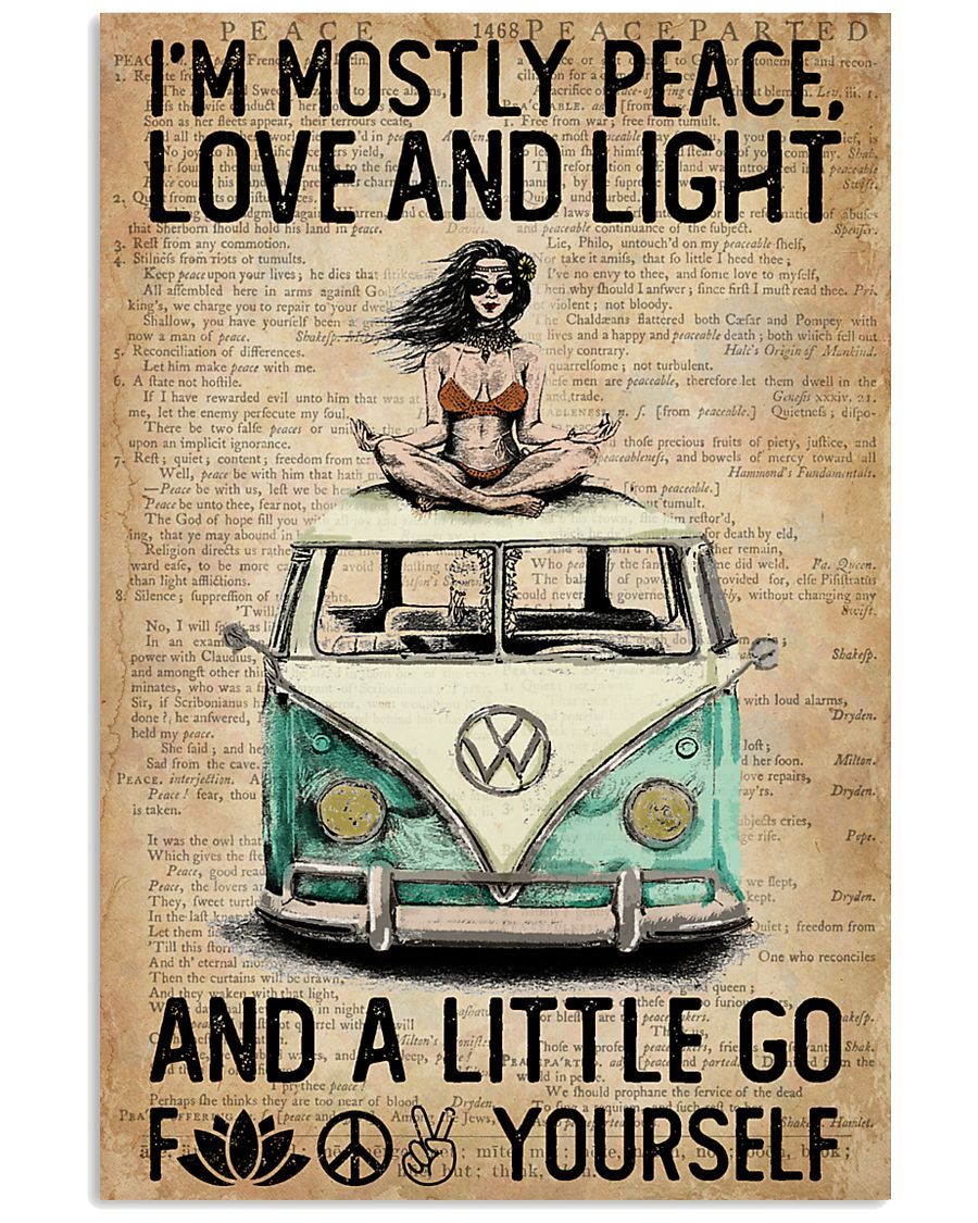 Hippie Peace Love And Light | Teetiv.com