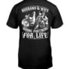 Husband Wife Riding Partners For Life Unisex T-shirt