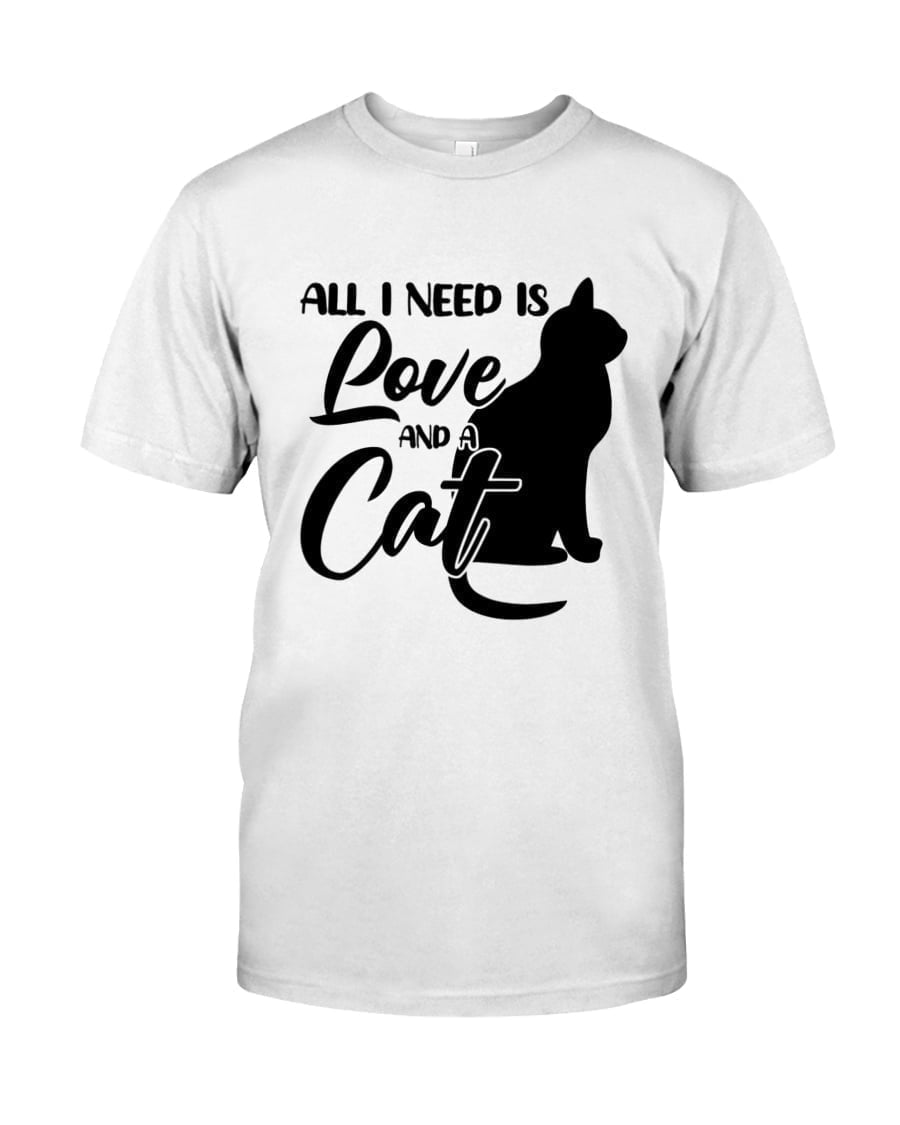 All I Need Is Pove And A Cat Unisex T-shirt All I Need Is Pove And A Cat Unisex T-shirt