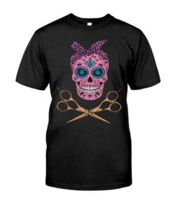 Hair Skull Unisex T-shirt