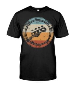 Bass Guitar Headstock Unisex T-shirt