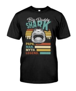 Big Daddy Shark Papa Sharp Unisex T-shirt