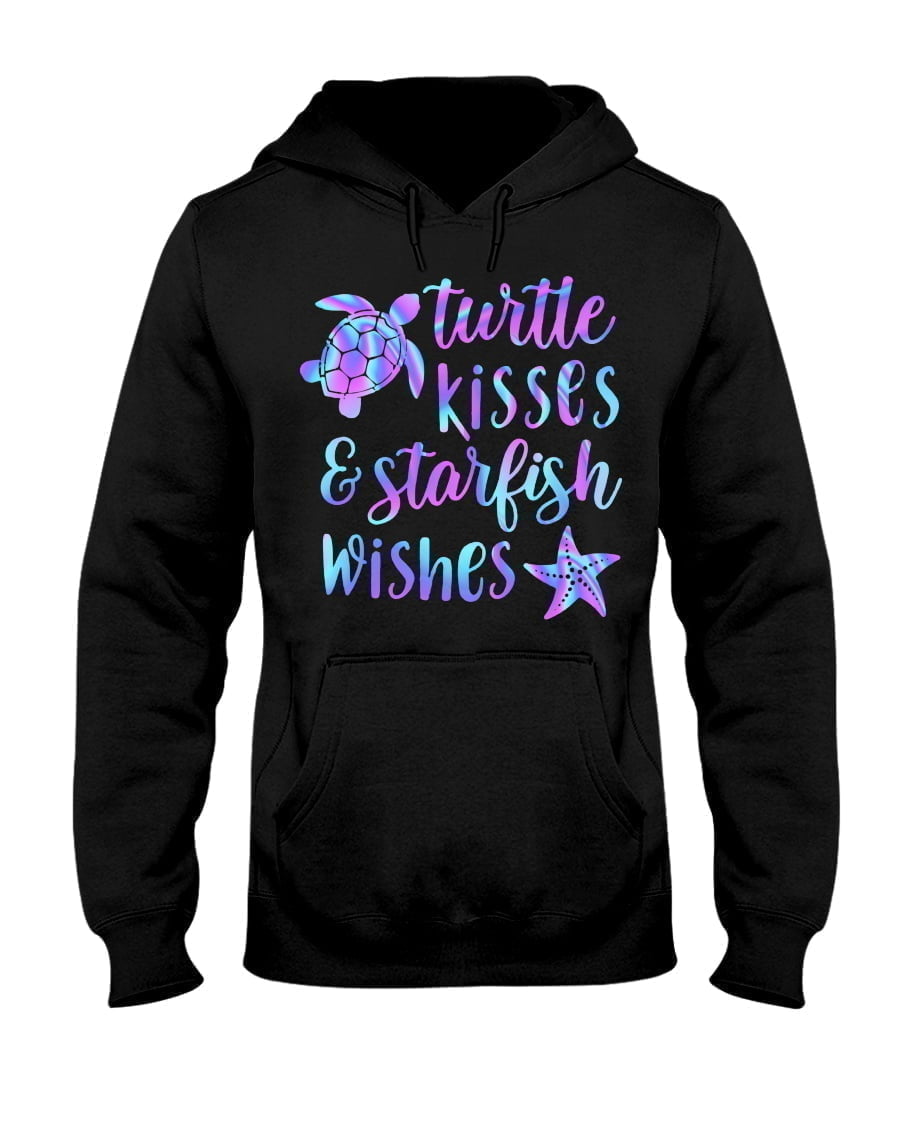 Turtle Kisses Starfish Wishes Unisex Hoodie Turtle Kisses Starfish Wishes Unisex Hoodie