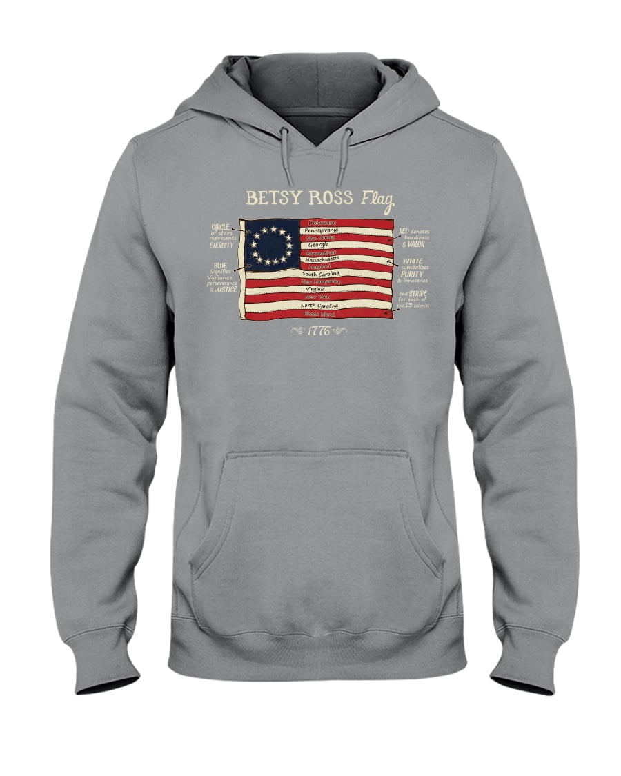 Betsy Ross Flag Gun Lover Unisex Hoodie Betsy Ross Flag Gun Lover Unisex Hoodie