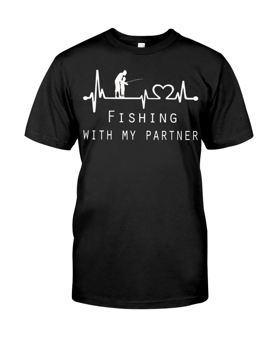 Fishing With My Partner T Shirt Unisex T-shirt Fishing With My Partner T Shirt Unisex T-shirt