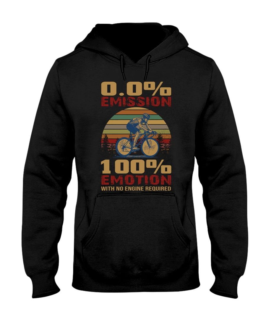 0% Emission 100% Emotion With No Engine Required Unisex Hoodie 0% Emission 100% Emotion With No Engine Required Unisex Hoodie