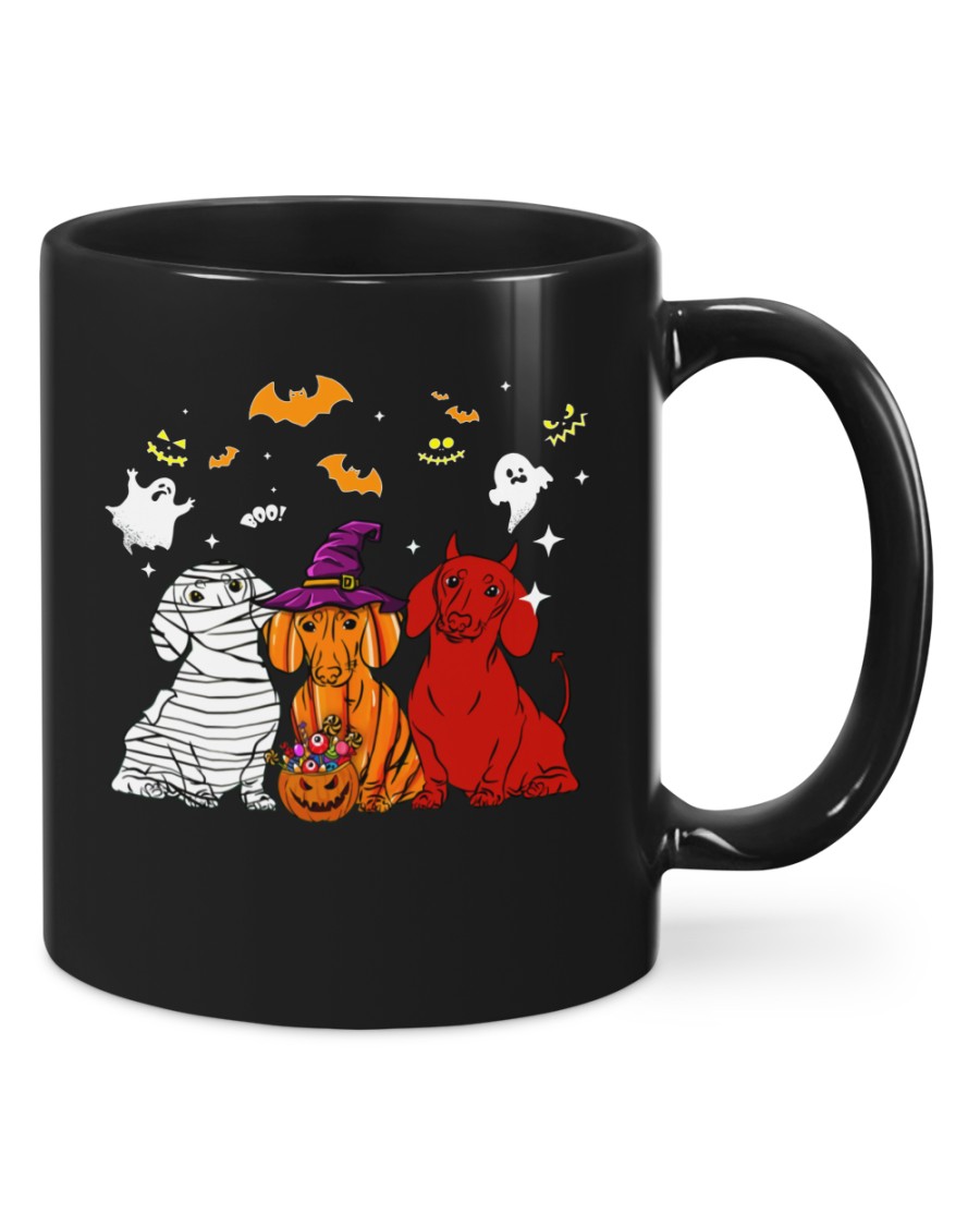 Dachshund Happy Halloween Mugs Dachshund Happy Halloween Mugs