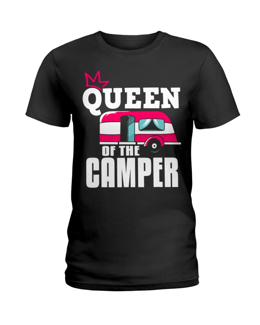 Queen Of The Camper Camping Ladies Tee Queen Of The Camper Camping Ladies Tee