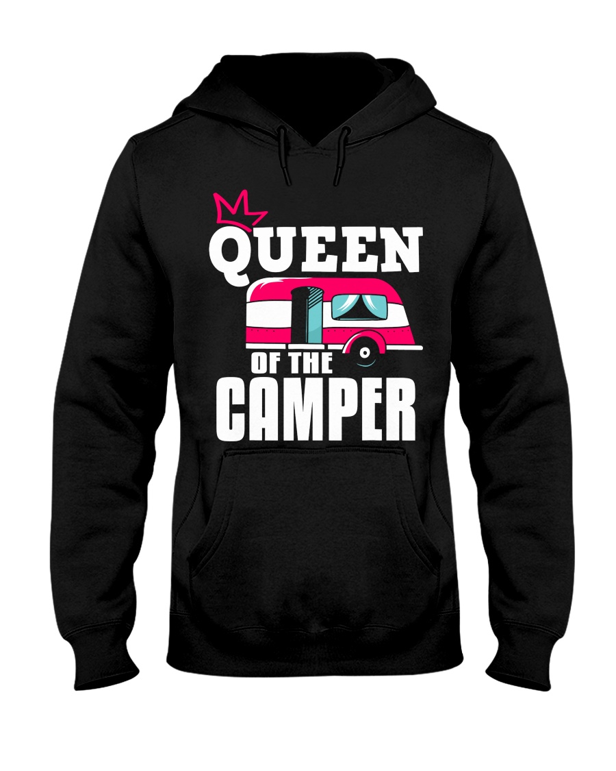 Queen Of The Camper Camping Unisex Hoodie Queen Of The Camper Camping Unisex Hoodie