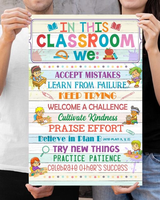 Teacher Classroom We Accept Mistakes Learn From Failure Back To School ...