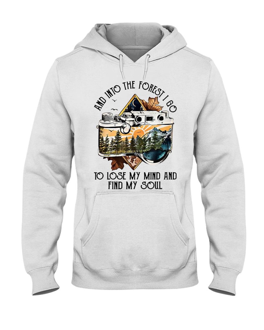 Into The Forest Photographer Nature Lover Camping Unisex Hoodie Into The Forest Photographer Nature Lover Camping Unisex Hoodie