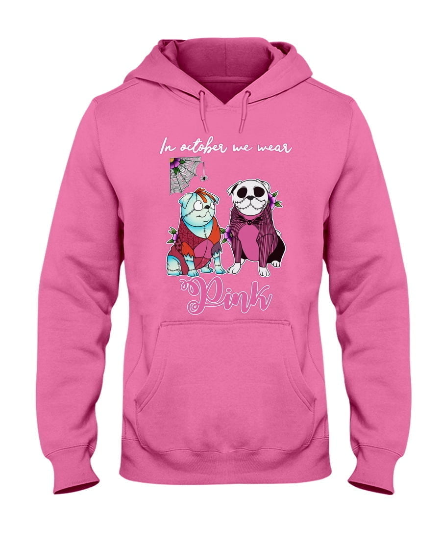 In October We Wear Pink Breast Cancer Awareness - Custom Month Unisex Hoodie In October We Wear Pink Breast Cancer Awareness - Custom Month Unisex Hoodie