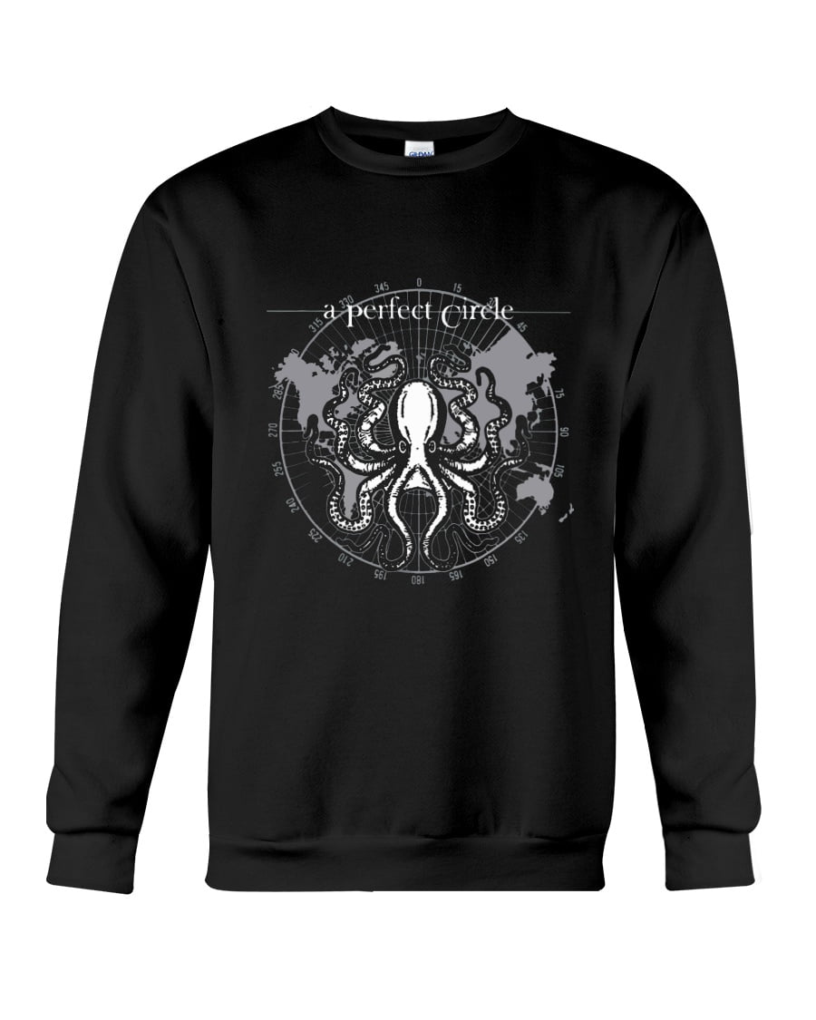 Octopus A Perfect Circle Christmas Gift Crewneck Sweatshirt Crewneck Sweatshirt Crewneck Sweatshirt Octopus A Perfect Circle Christmas Gift Crewneck Sweatshirt