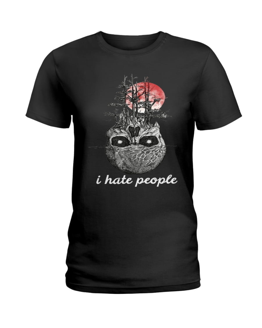 Camping I Hate People Skull Ladies Tee Ladies Tee Ladies Tee Camping I Hate People Skull Ladies Tee