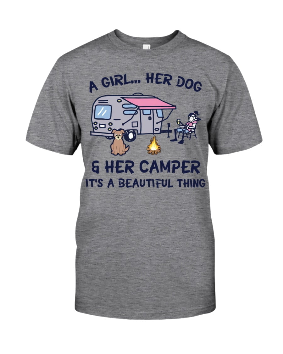A Girl Her Dog Unisex T-shirt A Girl Her Dog Unisex T-shirt