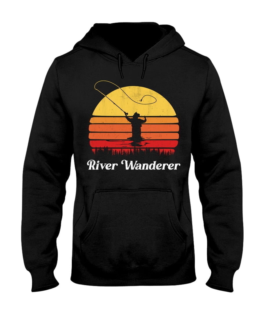 River Wanderer Love Fishing Unisex Hoodie River Wanderer Love Fishing Unisex Hoodie