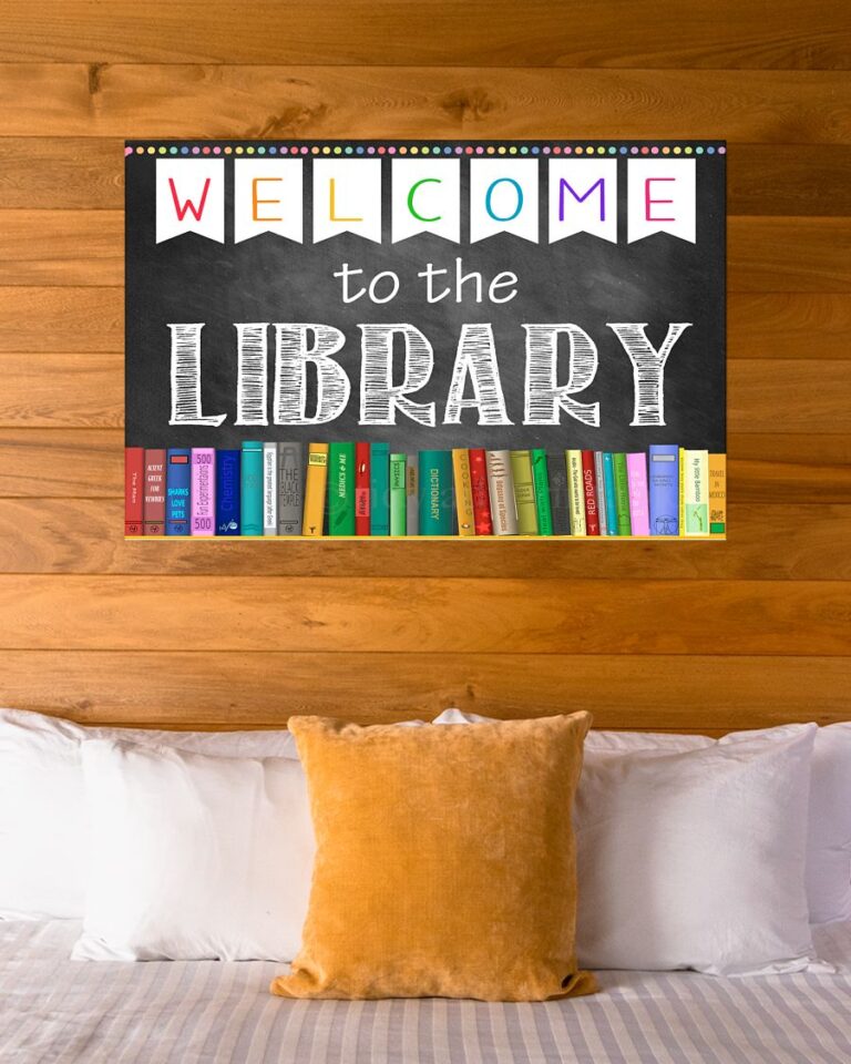 Librarian Welcome To The Library | Teetiv.com