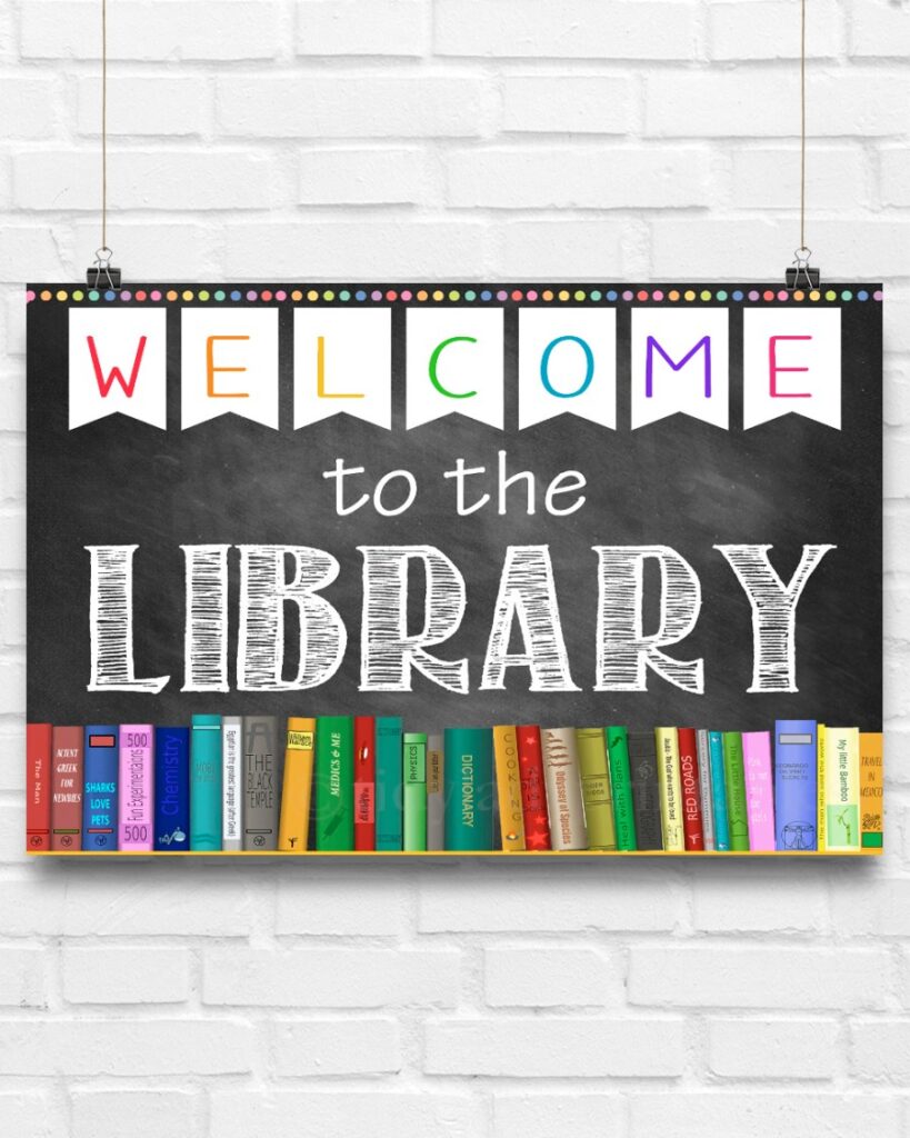 Librarian Welcome To The Library | Teetiv.com