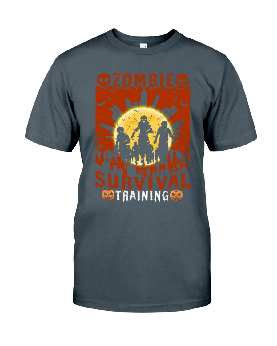 Zombie Survival Training Halloween Unisex T-shirt Zombie Survival Training Halloween Unisex T-shirt