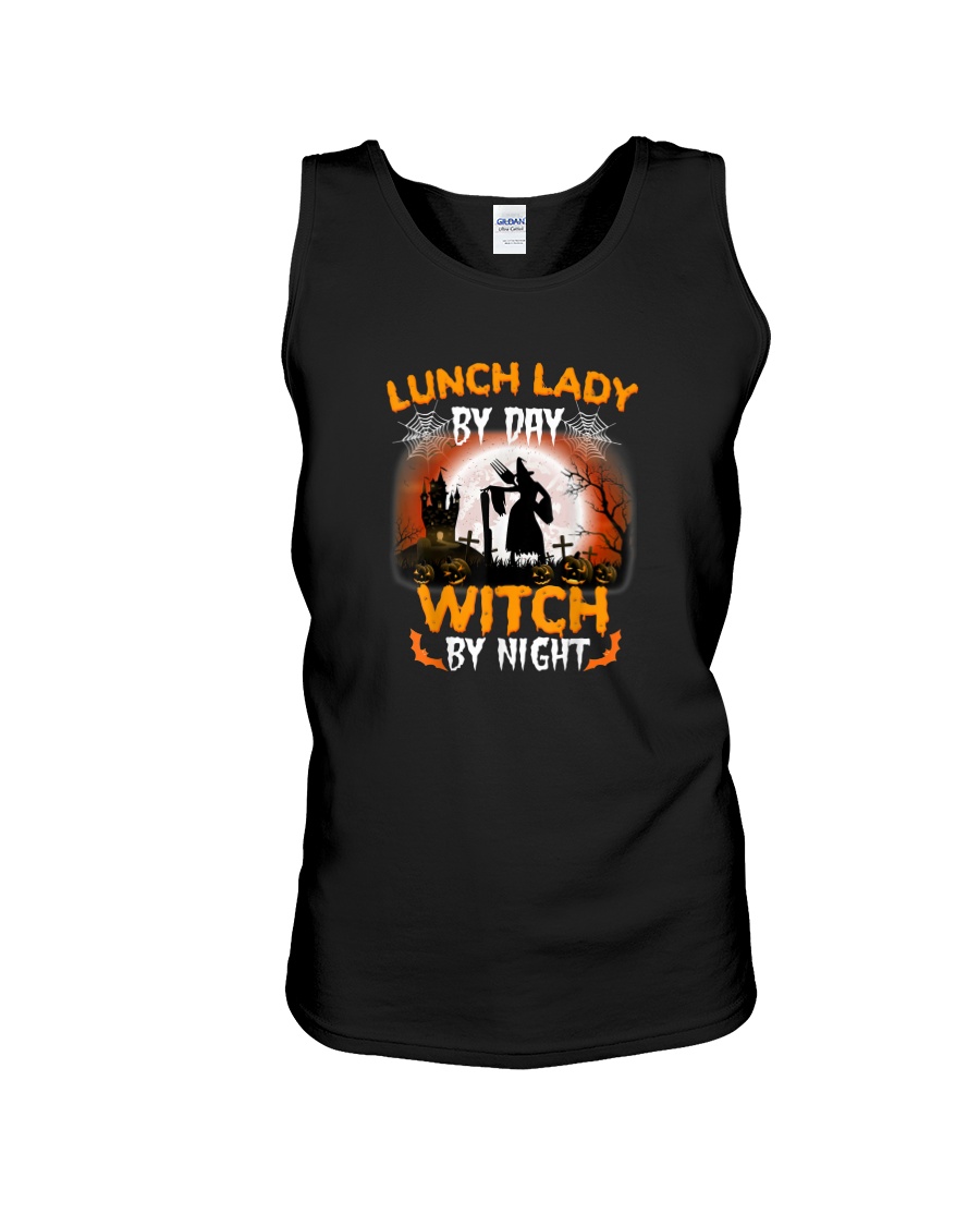 Lunch Lady By Day Witch By Night Unisex Tank Lunch Lady By Day Witch By Night Unisex Tank