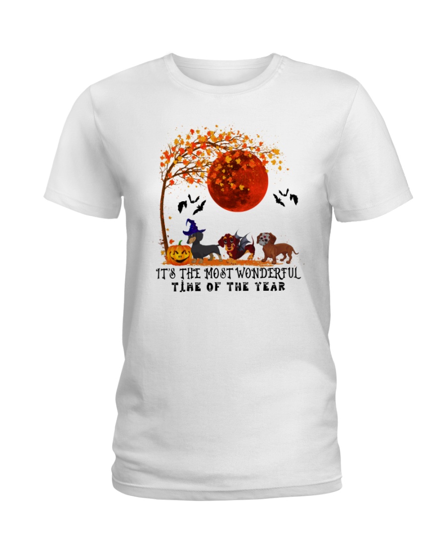 It's The Most Wonderful Time Of The Year Dachshund Ladies Tee It's The Most Wonderful Time Of The Year Dachshund Ladies Tee