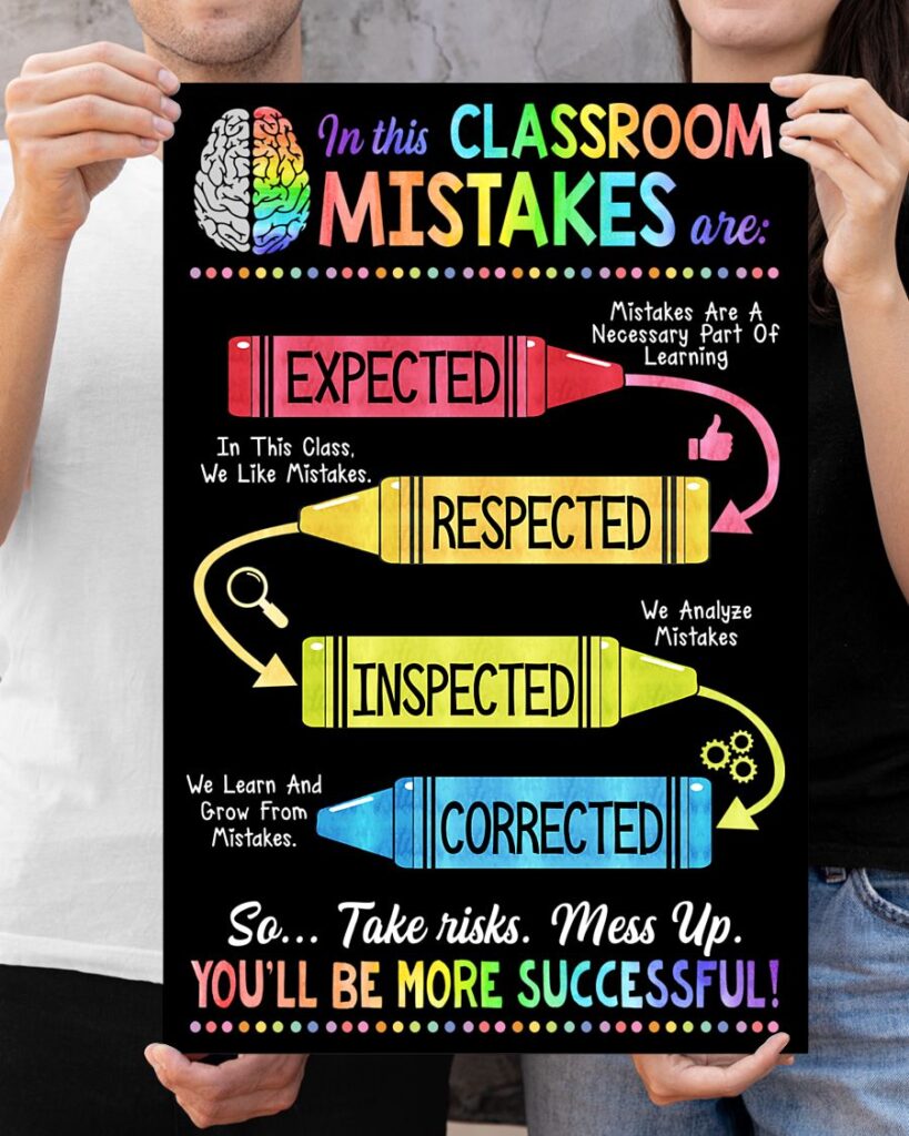 Teacher Classroom In This Classroom Mistakes Are Expected Respected ...