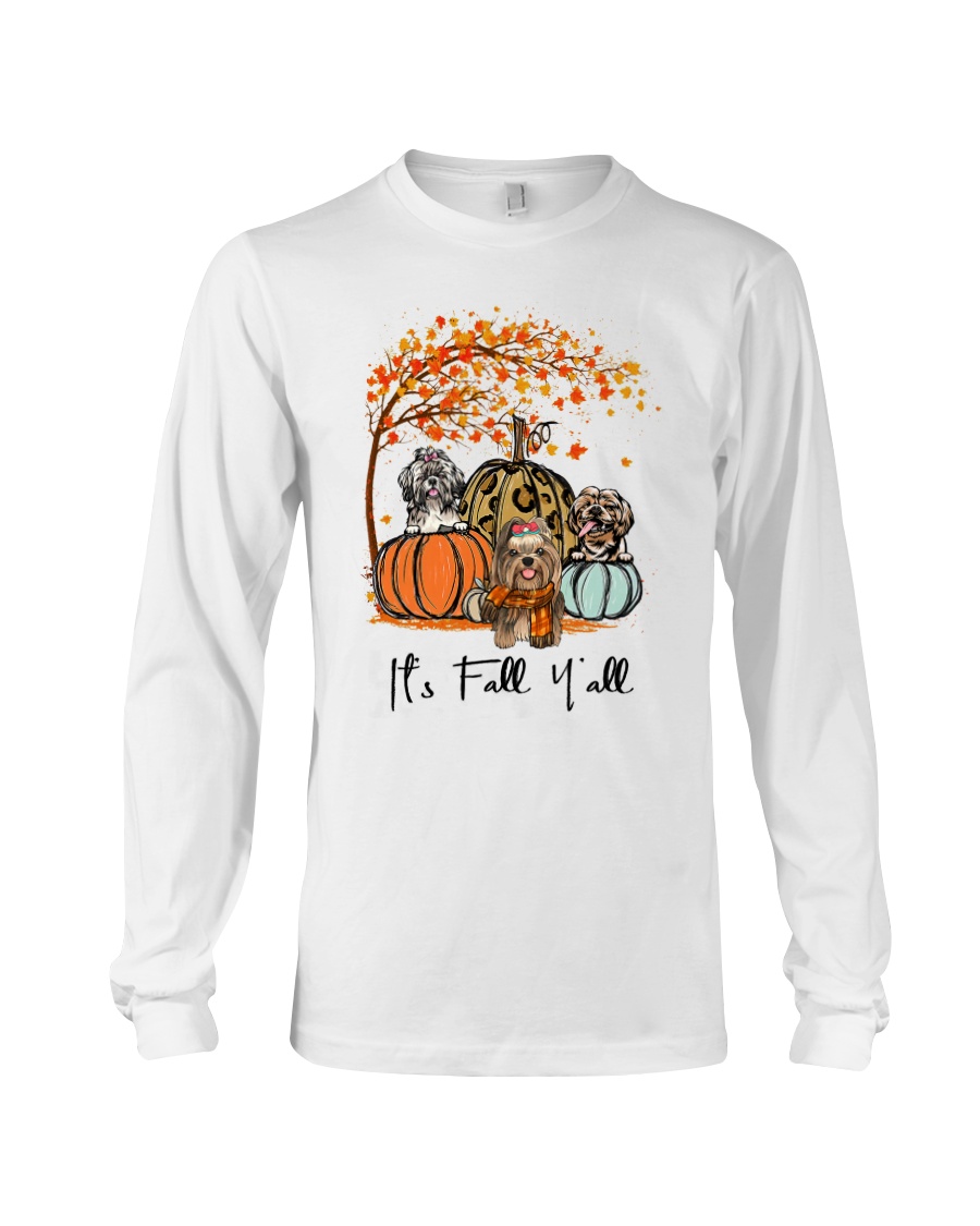 Shih Tzu Iit's Fall Y'All Maple Long Sleeve Shih Tzu Iit's Fall Y'All Maple Long Sleeve