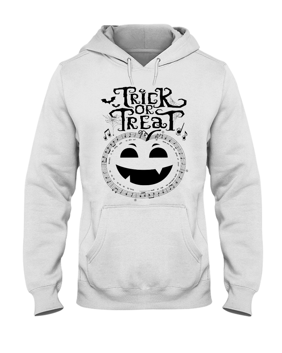 Music Trick Or Treat Happy Pumpkin Halloween Unisex Hoodie Music Trick Or Treat Happy Pumpkin Halloween Unisex Hoodie