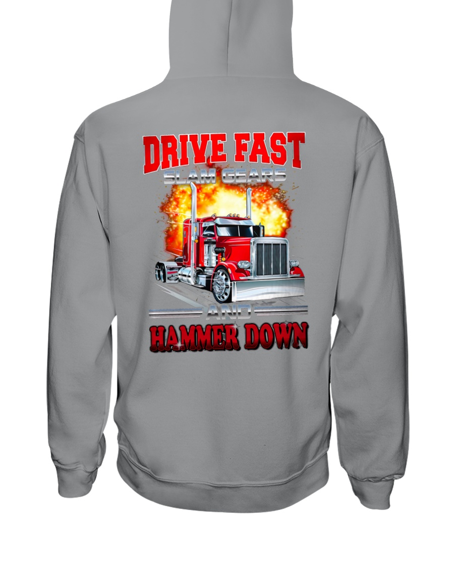 Trucker Slam Gears And Hammer Down Unisex Hoodie Trucker Slam Gears And Hammer Down Unisex Hoodie