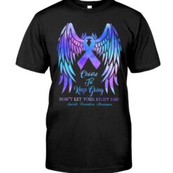 Suicide Prevention Awareness Choose To Keep Going Don't Let Your Story End Unisex T-shirt