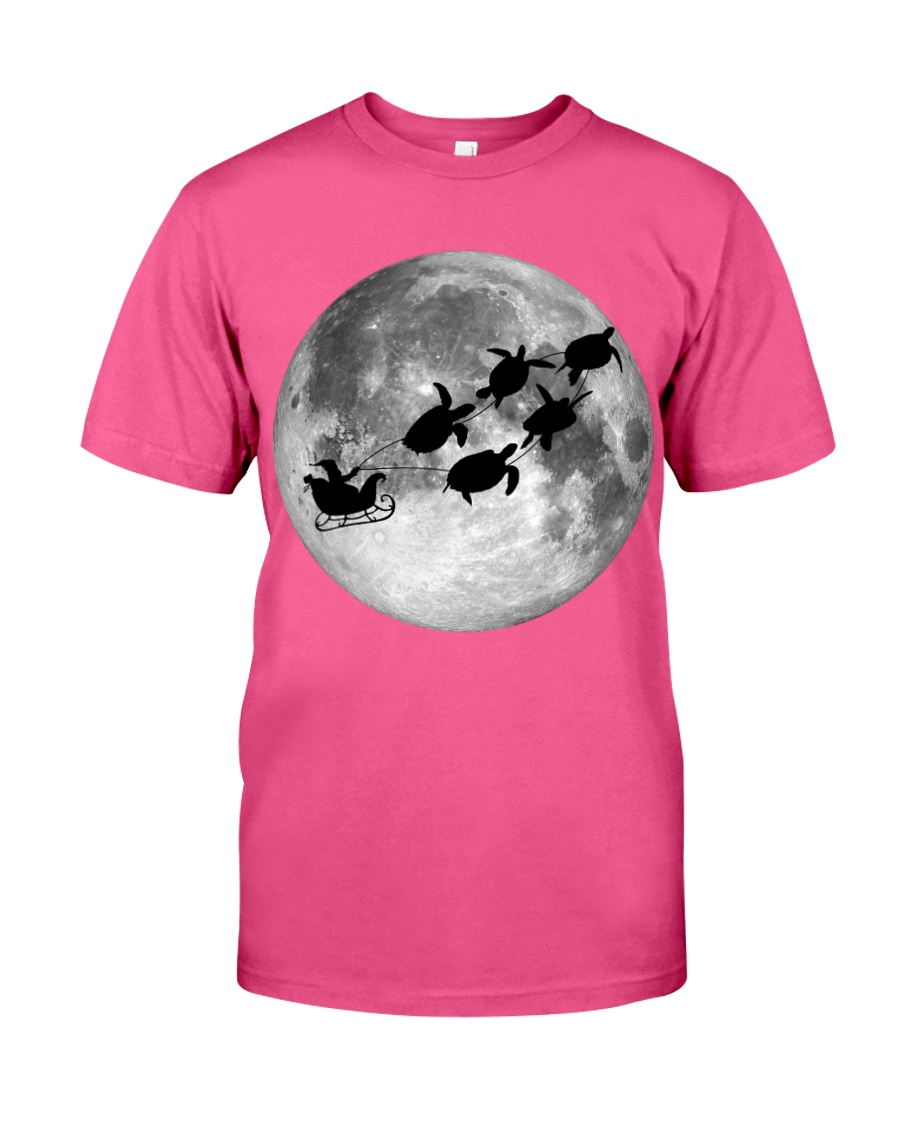 Turtle Christmas Moon Night Unisex T-shirt Turtle Christmas Moon Night Unisex T-shirt