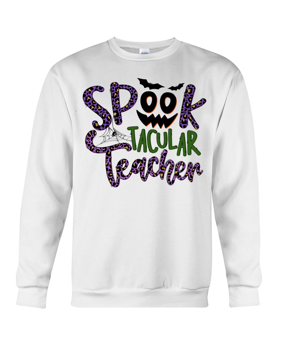 Teacher Spook Tacular Teacher Halloween Costume Crewneck Sweatshirt Teacher Spook Tacular Teacher Halloween Costume Crewneck Sweatshirt