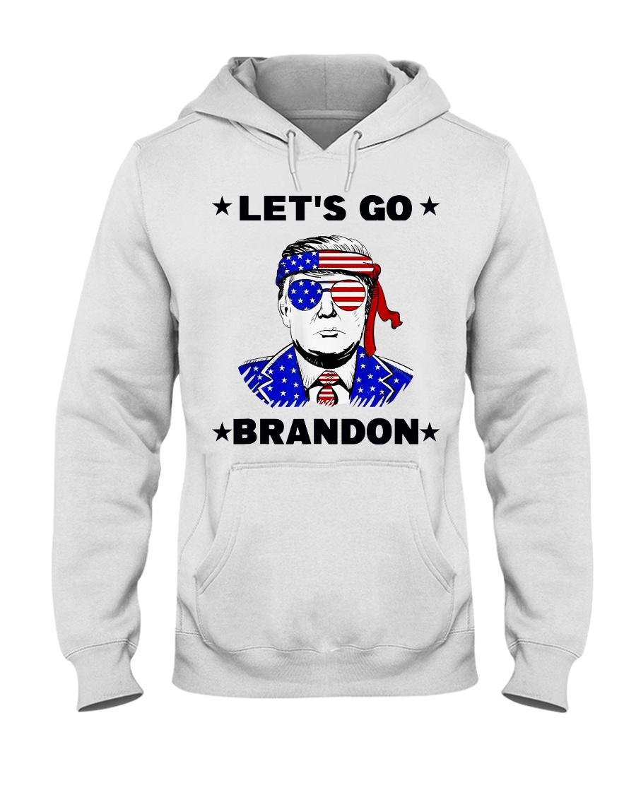 Let's Go Brandon American Flag Trump Unisex Hoodie Let's Go Brandon American Flag Trump Unisex Hoodie