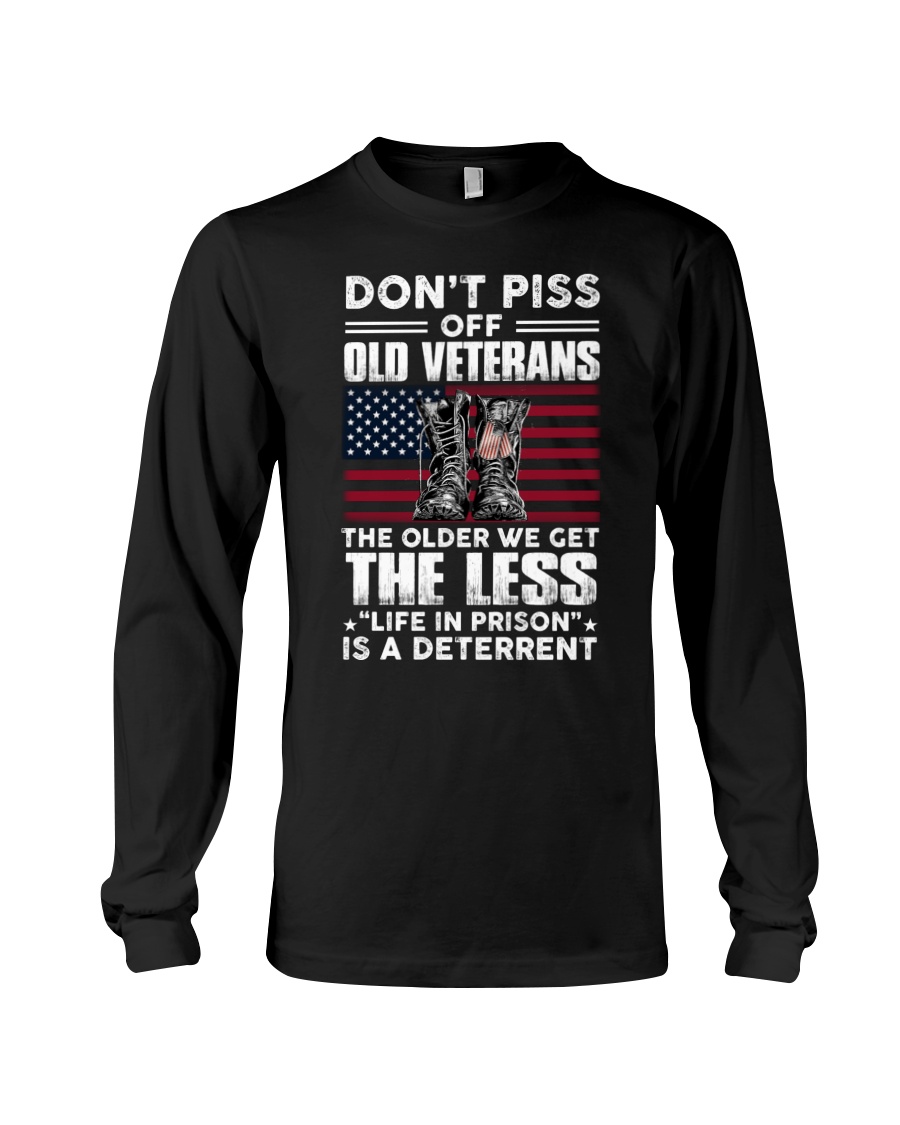 Don't Piss Off Old Veterans Perfect Gift For Veteran Long Sleeve Don't Piss Off Old Veterans Perfect Gift For Veteran Long Sleeve