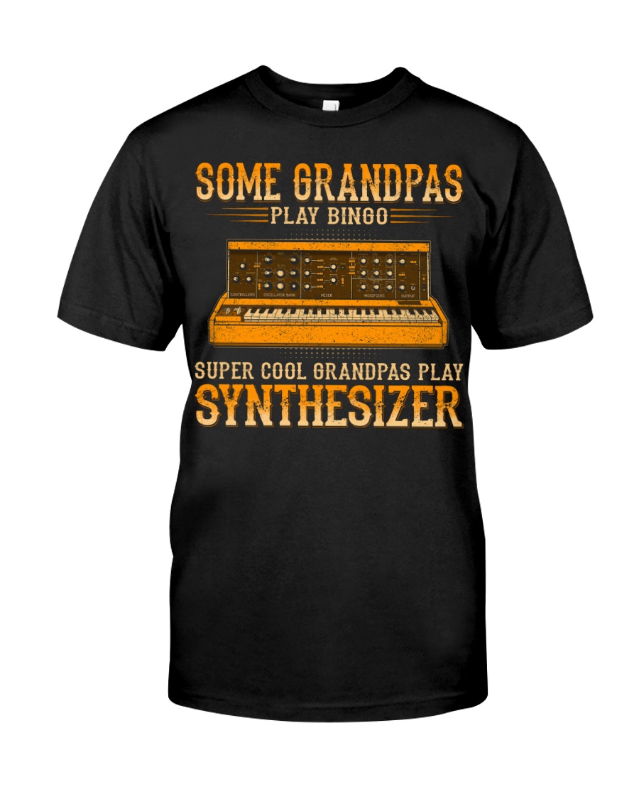 Synthesizer Cool Grandpas Unisex T-shirt Synthesizer Cool Grandpas Unisex T-shirt