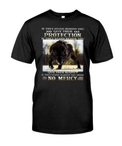 If They Stand Behind You Wolf Unisex T-shirt